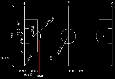 足球场地的标准尺寸与设计